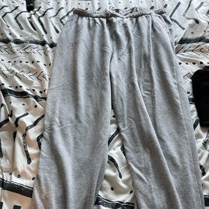 Grey oversized sweatpants